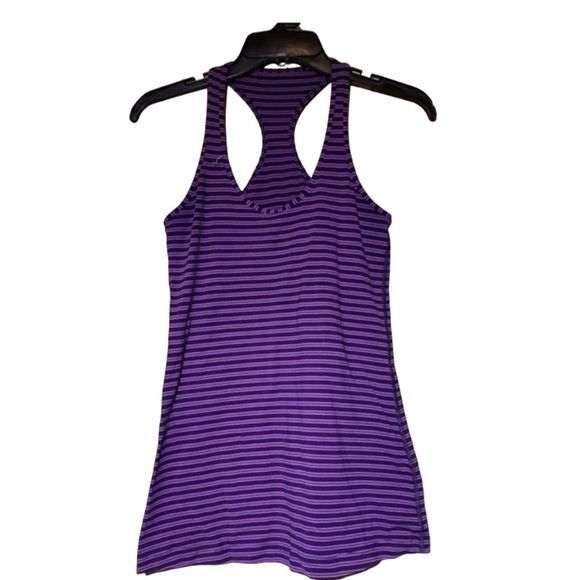 lululemon athletica Tops - Lululemon Cool Racerback Tank Top Women's Purple Size S Yoga Workout Tank